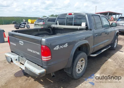 2004 Dodge Dakota Sport/Sxt z USA, uszkodzony, nr VIN 1D7HG38N44S599565